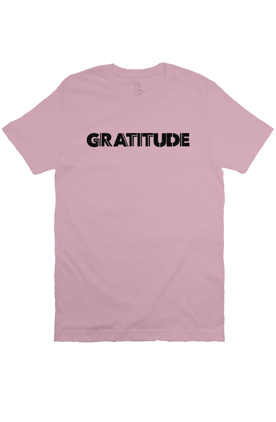 Gratitude |Pink Bella Canvas T Shirt