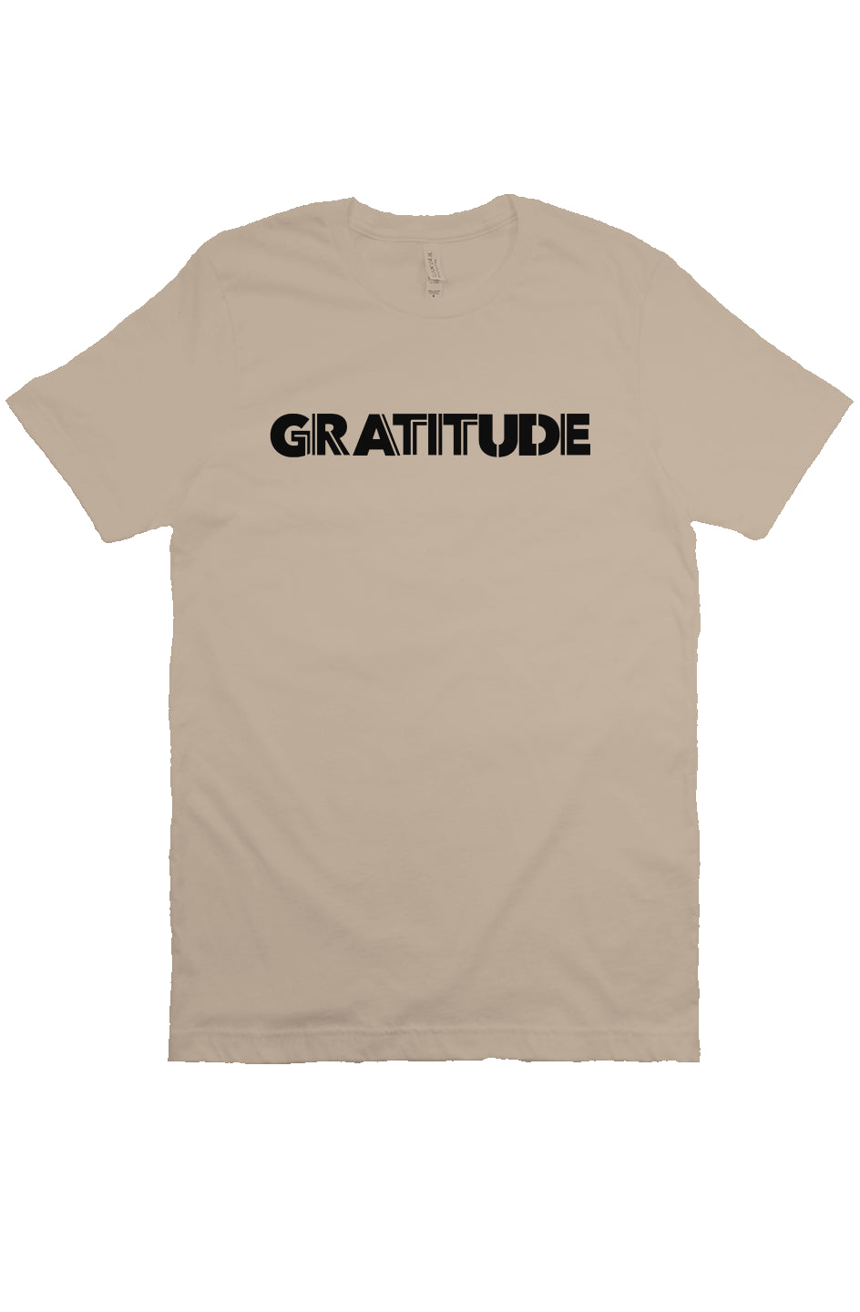 Gratitude | Tan Bella Canvas T Shirt