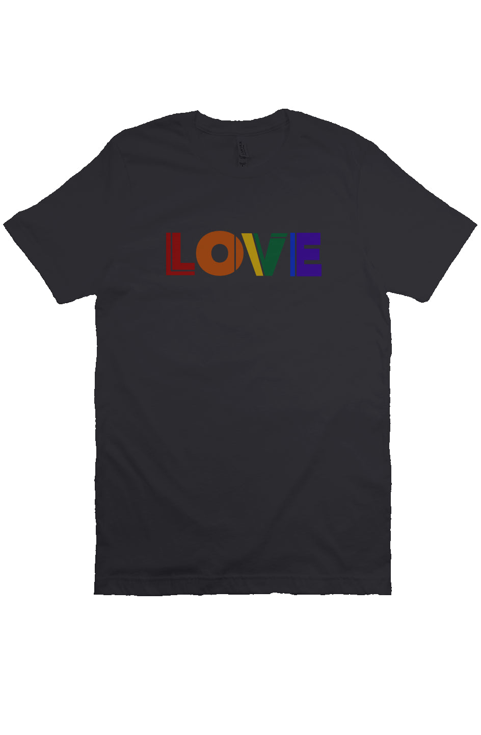 LOVE | PRIDE COLLECTION | VINTAGE BLACK Bella Canv