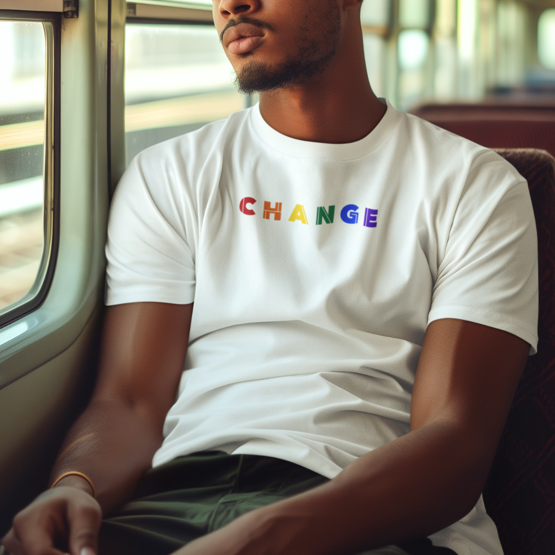 CHANGE Unisex T-Shirt | Pride Collection | Empowerment Streetwear | LGBTQ