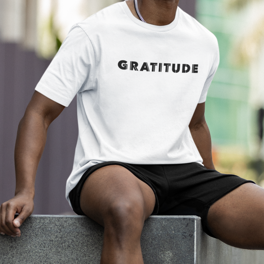 GRATITUDE Unisex T-Shirt | Positive Tee | Meaningful Gift