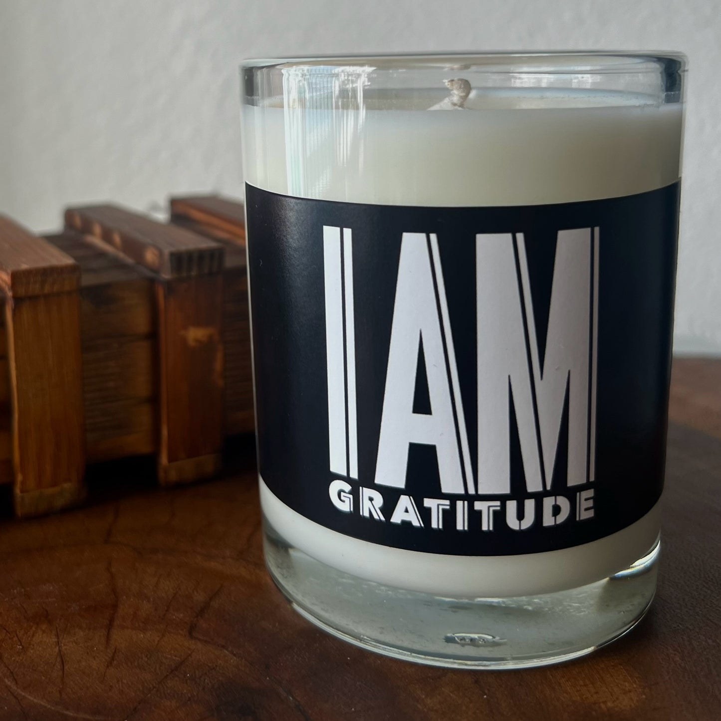 GRATITUDE Candle | Soy Wax | Natural Scent | Stress Relief | Meditation Aid