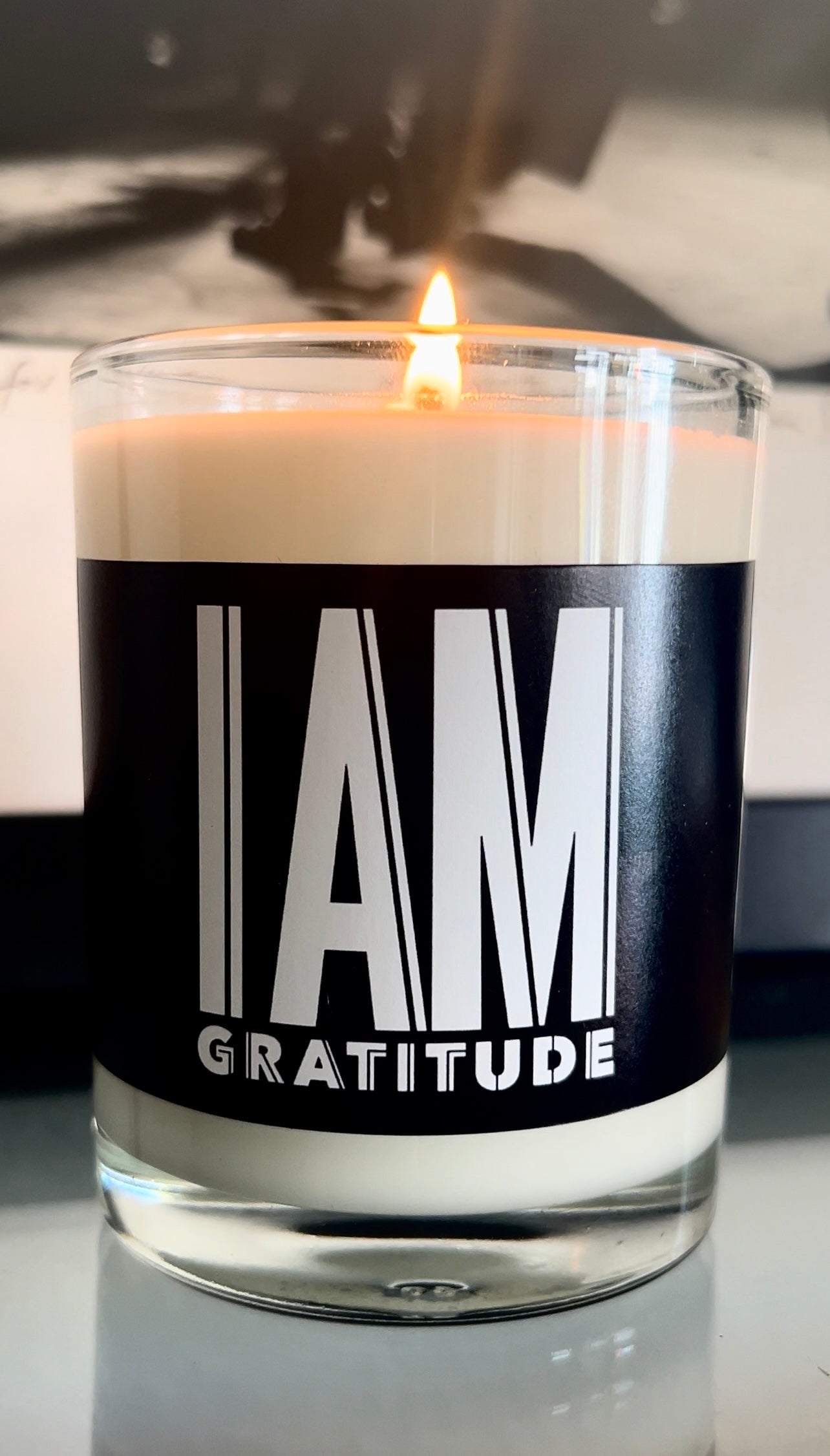 GRATITUDE Candle | Soy Wax | Natural Scent | Stress Relief | Meditation Aid