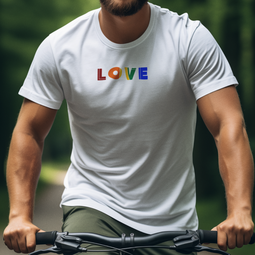 LOVE Unisex T-Shirt | LGBT Pride | Rainbow Tee | Equality Wear