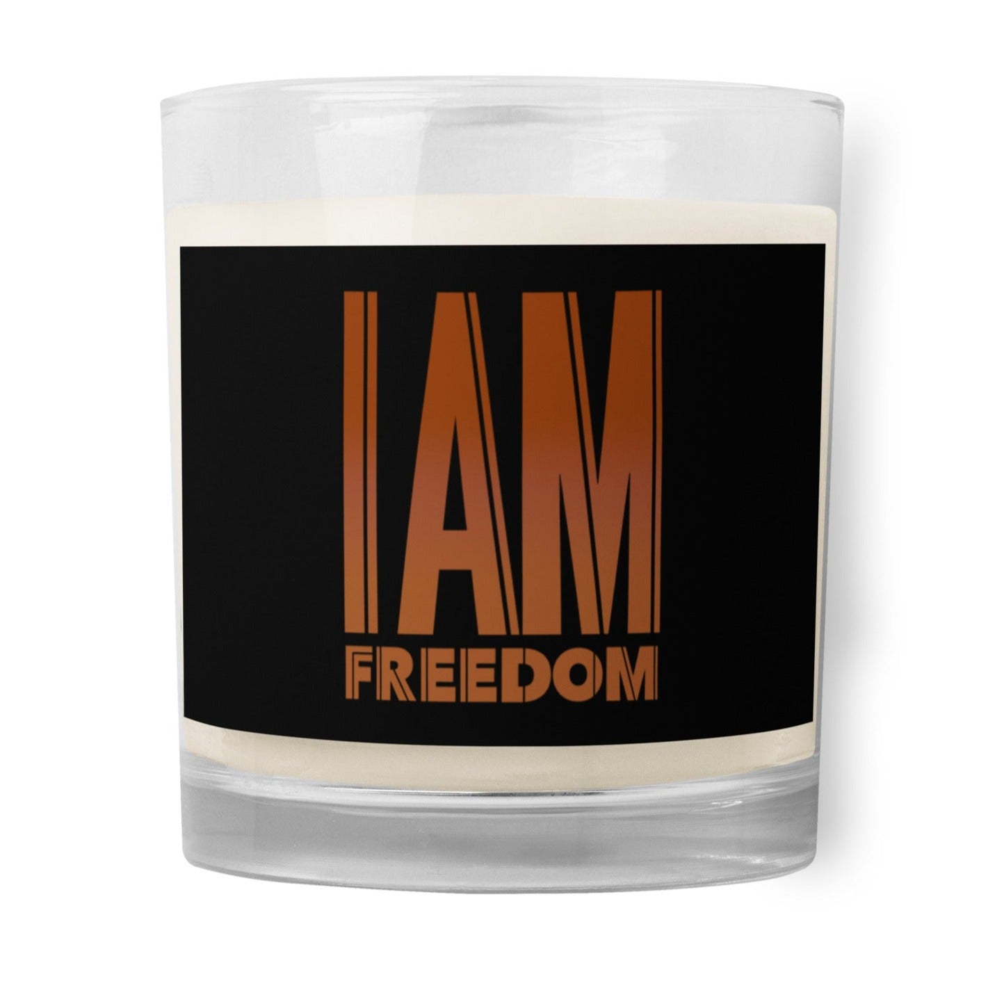 I AM FREEDOM Sacral Chakra Candle | Natural Scent | Manifestation Thinking Tool