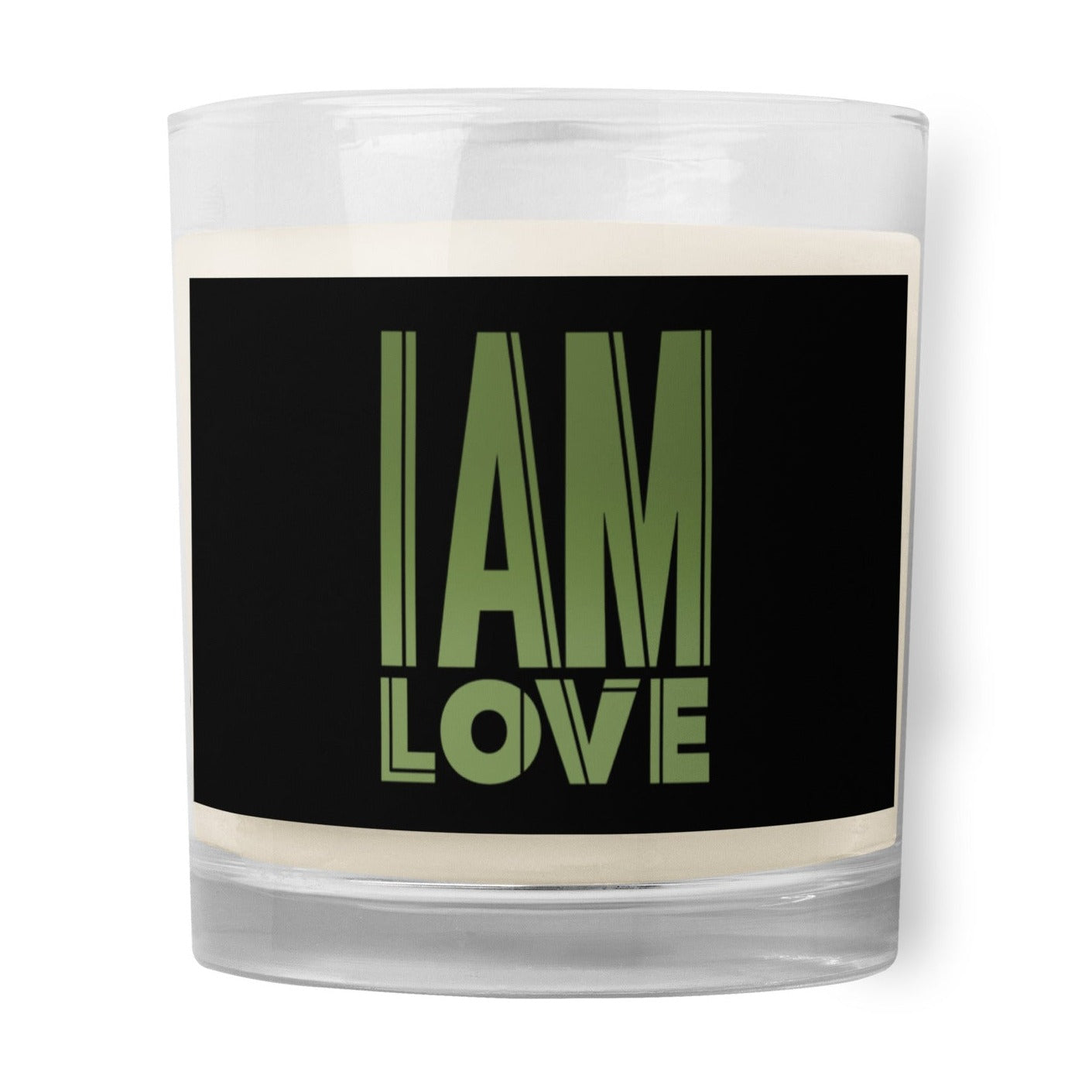 I AM LOVE, Heart Chakra Candle | Natural Scent | Soy Wax | Manifestation Tool