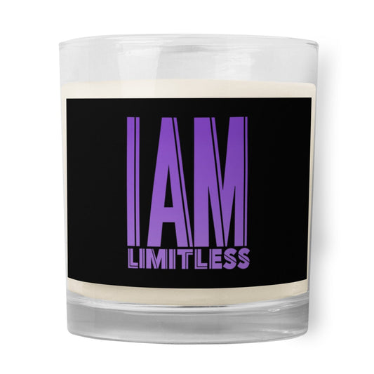 I AM LIMITLESS, Crown Chakra Candle | Natural Scent | Soy Wax | Positive Thinking Tool